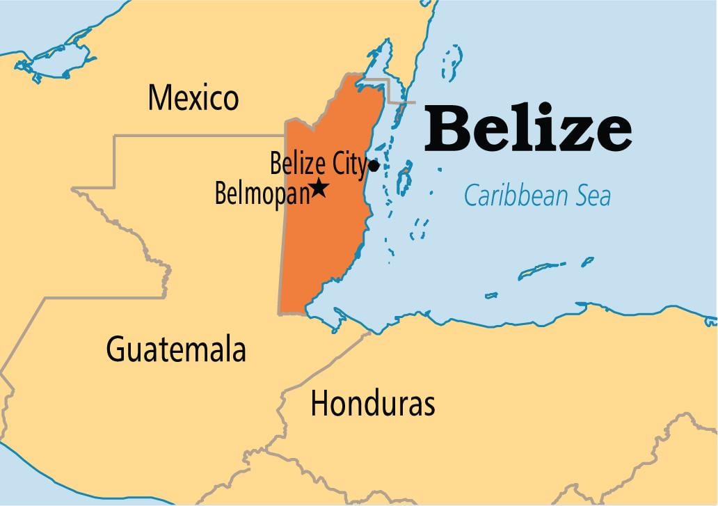 kat jeyografik nan belmopan Beliz
