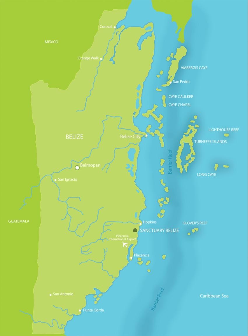 Kat jeyografik nan tanp Beliz