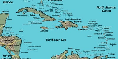 Kat jeyografik nan Beliz karayib