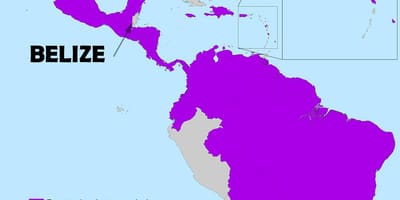 Kat jeyografik nan Beliz zika