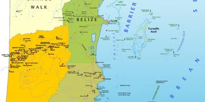 Kat jeyografik nan Beliz ak vilaj