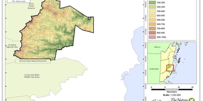 Kat jeyografik nan sittee gwo larivyè lefrat Beliz a