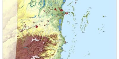 Kat jeyografik topografik Beliz